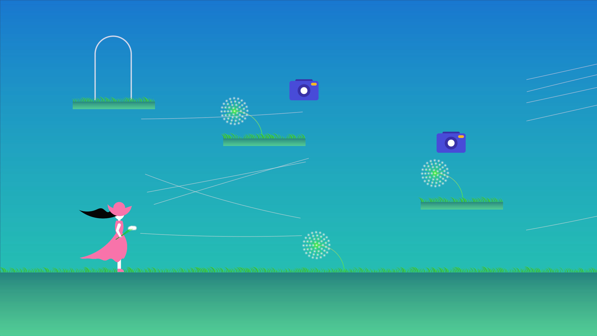 療癒冒險新選擇！《迎風旅人》極簡操作＋可愛美術，2025年Steam駕臨的獨立遊戲平台休閒力作