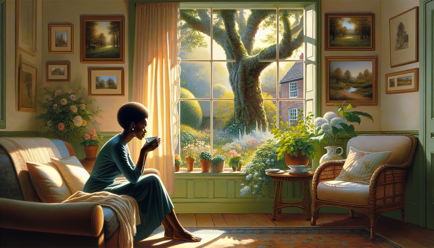 溫暖日常女性小說《歡喜記》插圖，展現古代女性經營生活智慧