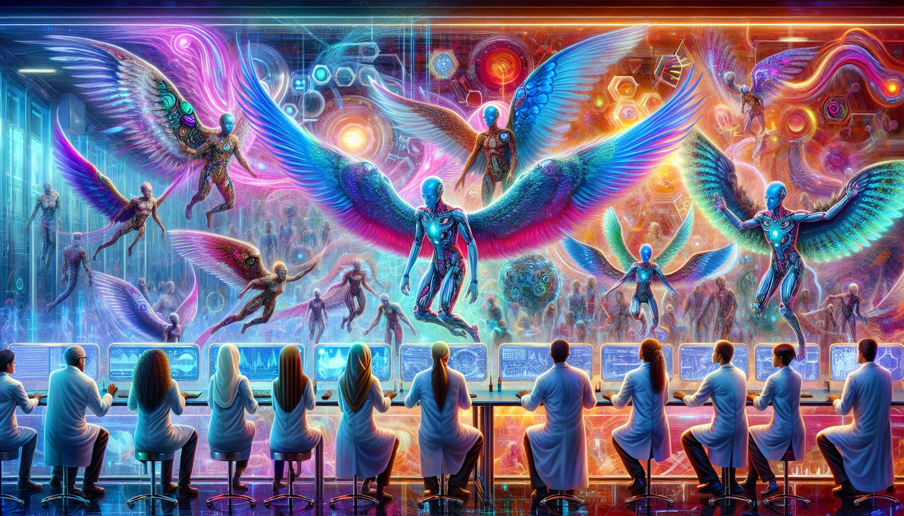 科幻宇宙中外星種族與進化型翅膀