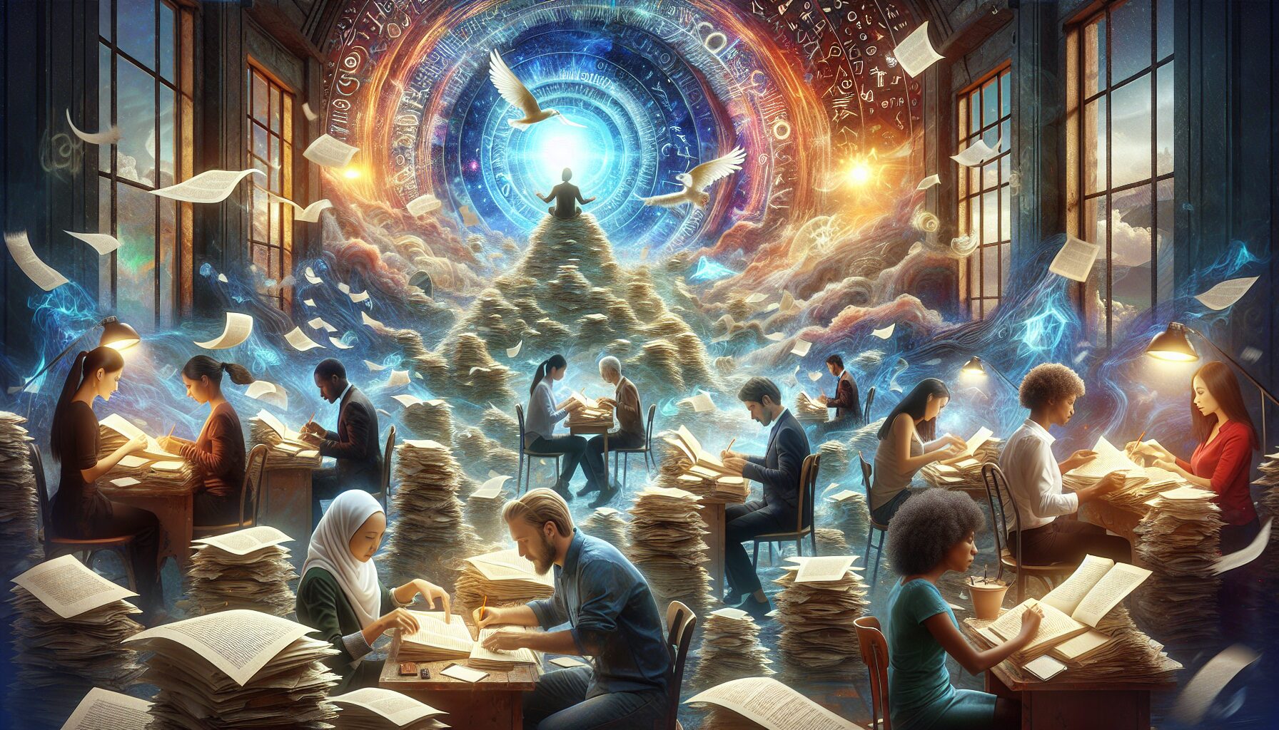 妖精的尾巴公會成員情感互動場景