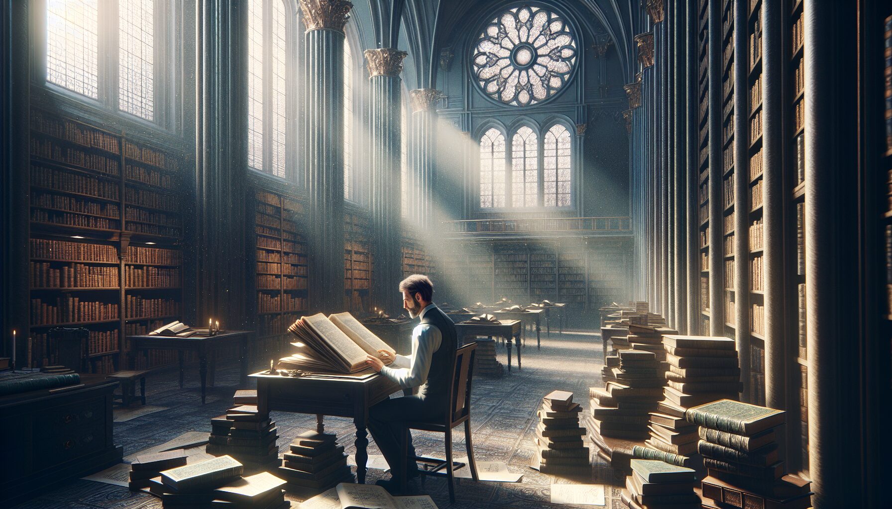 塔木德教學場景，展現辯證思維與對話精神