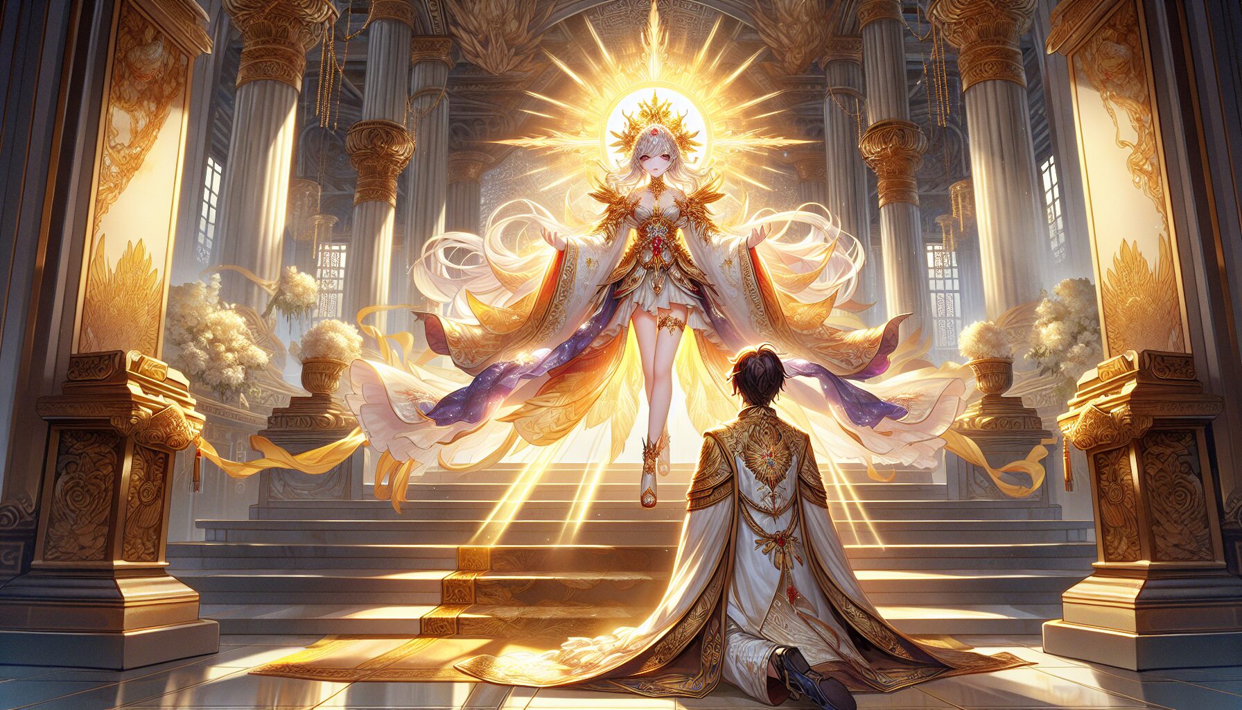 奇幻AU同人小說中,神祇木兔光太郎的藝術演繹