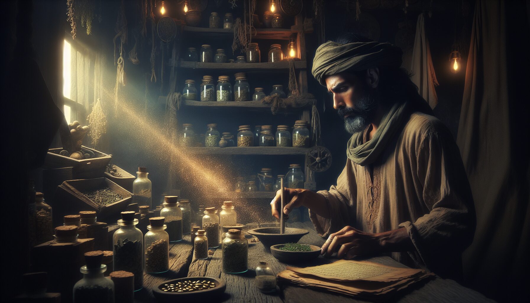 凡人修仙傳韓立修煉法寶與修仙世界場景插畫