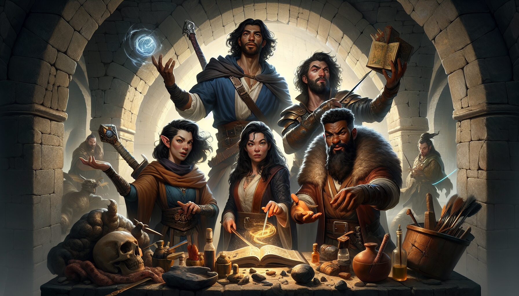 隊員實際品嚐魔物料理、表情豐富有趣