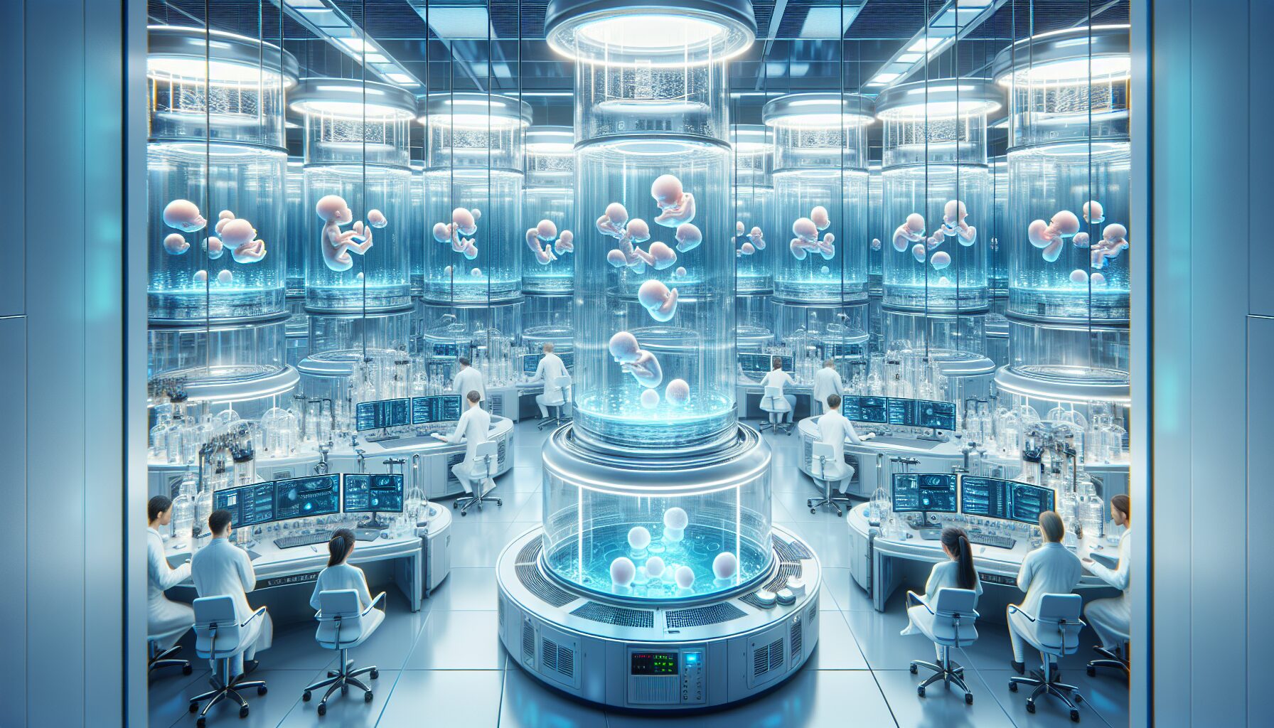 美麗新世界社會階級孵化中心分層示意圖