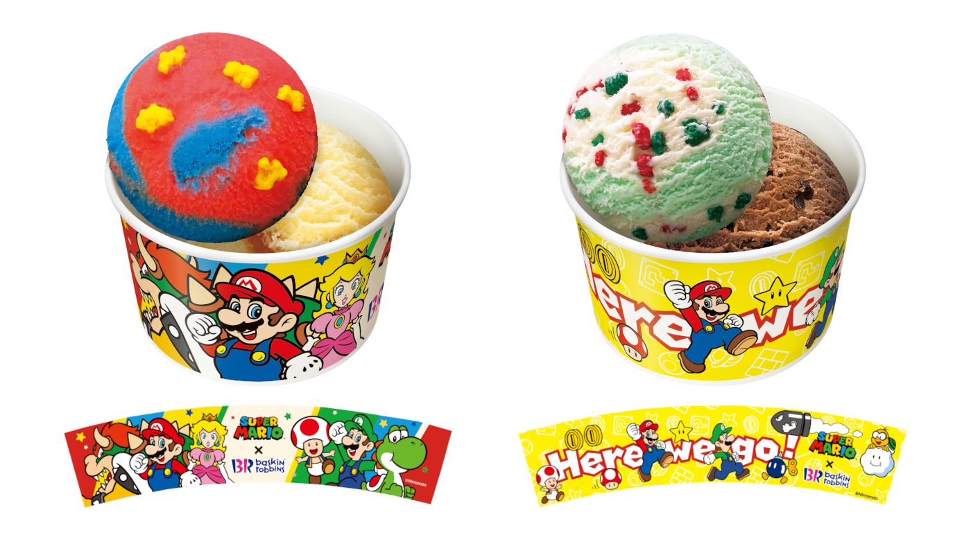 合作活動遊戲類型《超級瑪利歐》×31冰淇淋新聯名，任天堂打造最強夏日遊戲甜點盛宴
