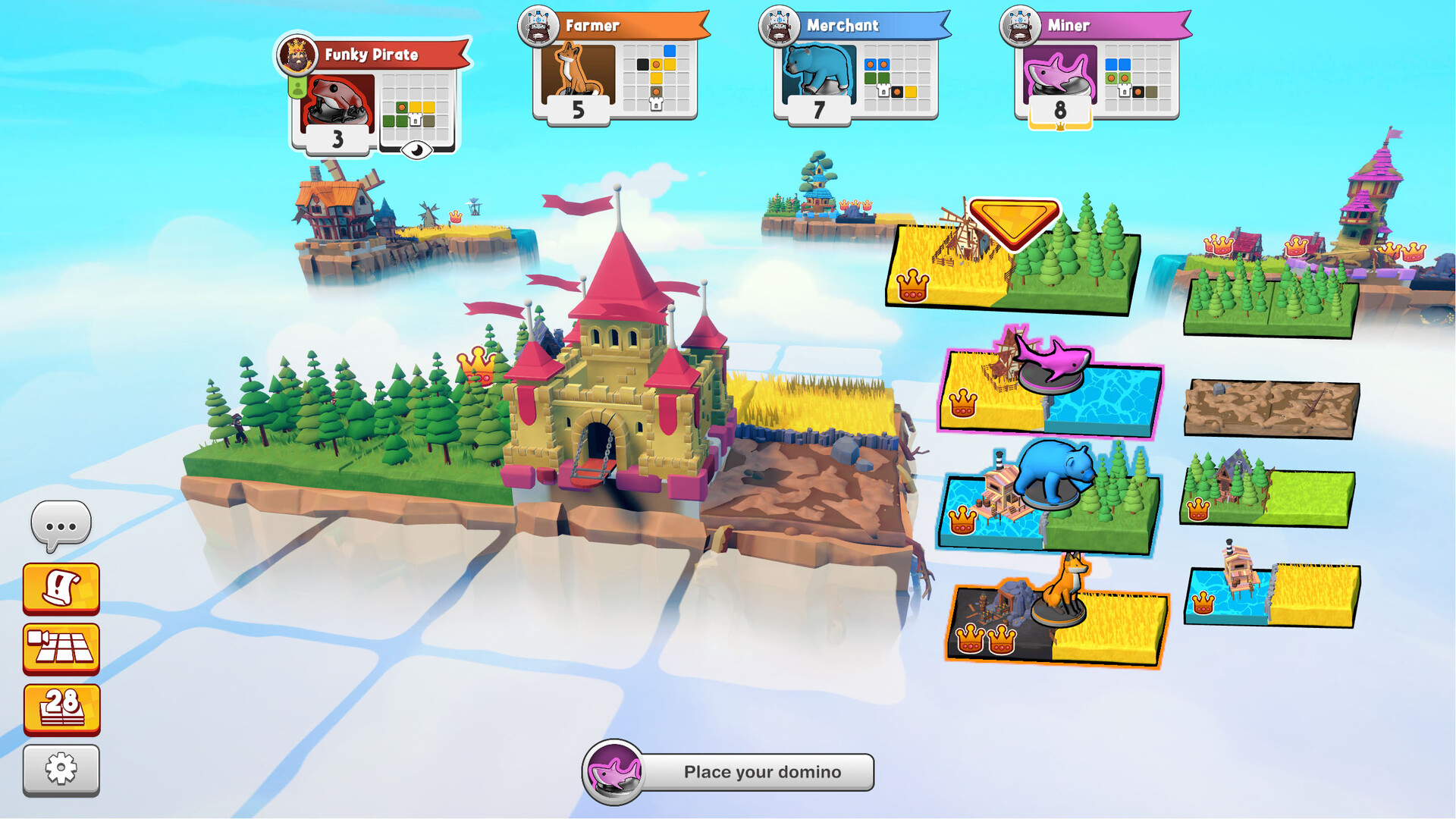 策略桌上遊戲粉絲絕不能錯過！經典桌遊改編《王國多米諾 (Kingdomino)》Steam 新作正式登場