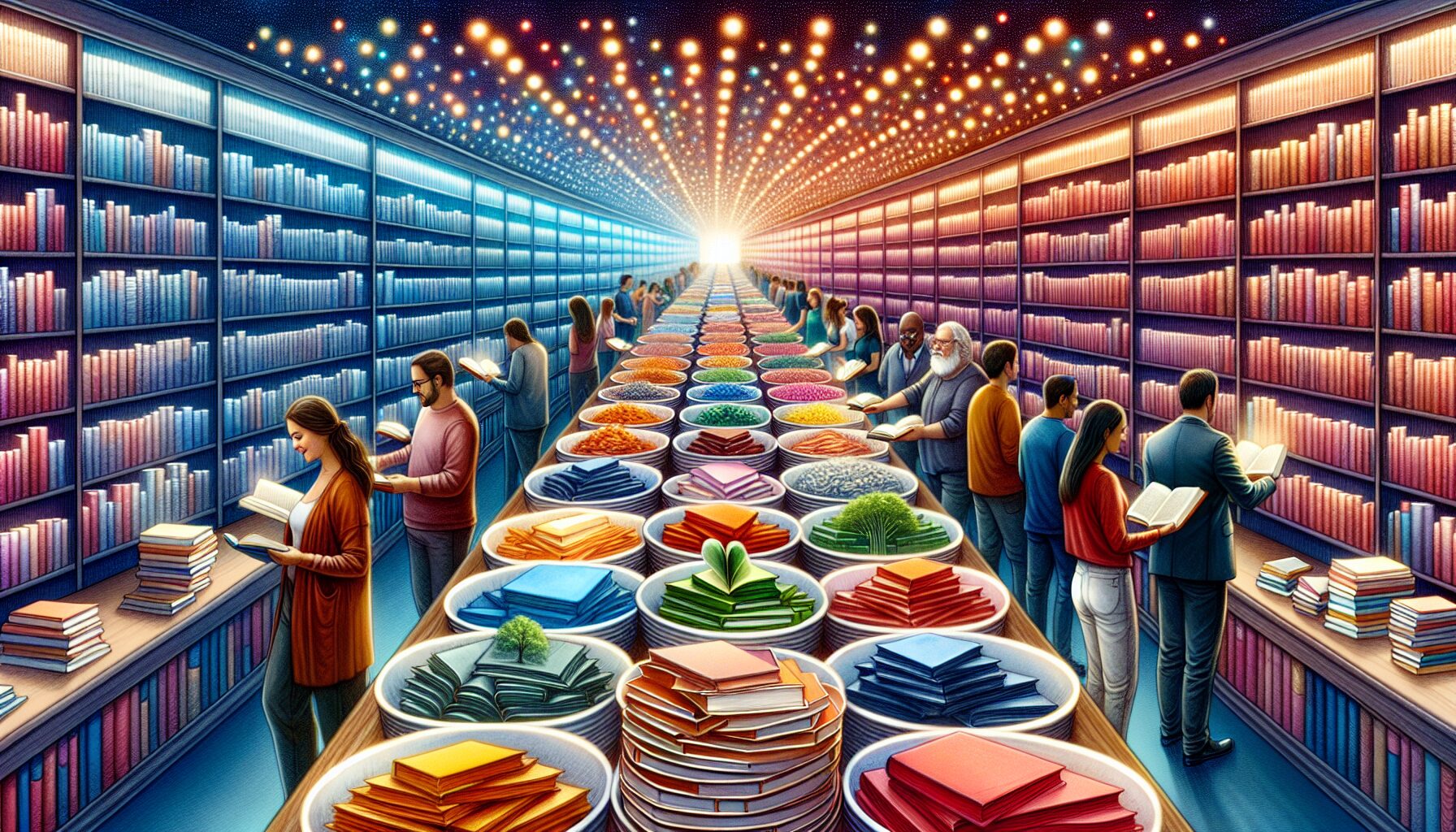 鏡文學平台頁面展示，豐富且多元的書單推薦