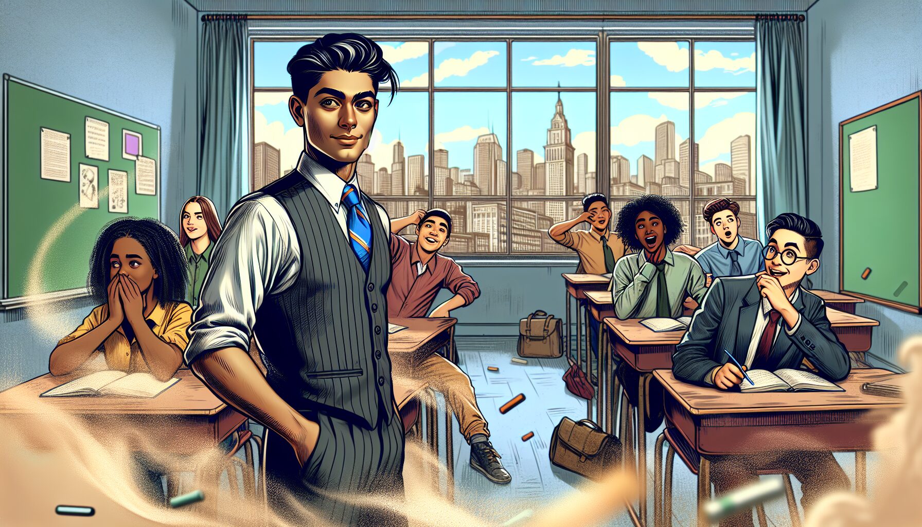 《暴力學徒》熱血校園漫畫封面