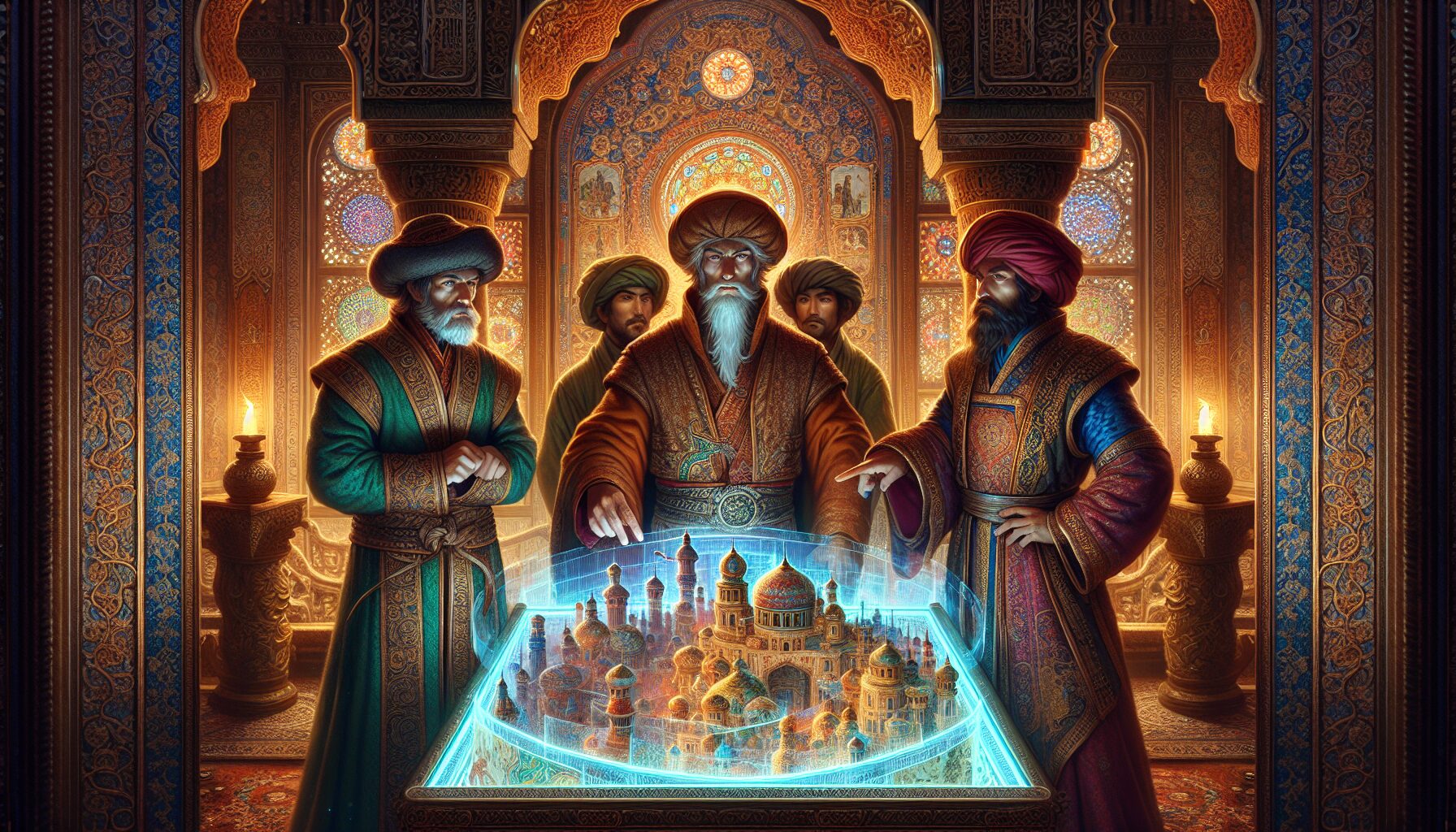 天幕播放漢武帝生平紀錄片，朝臣百姓議論紛紛，台下反應熱烈