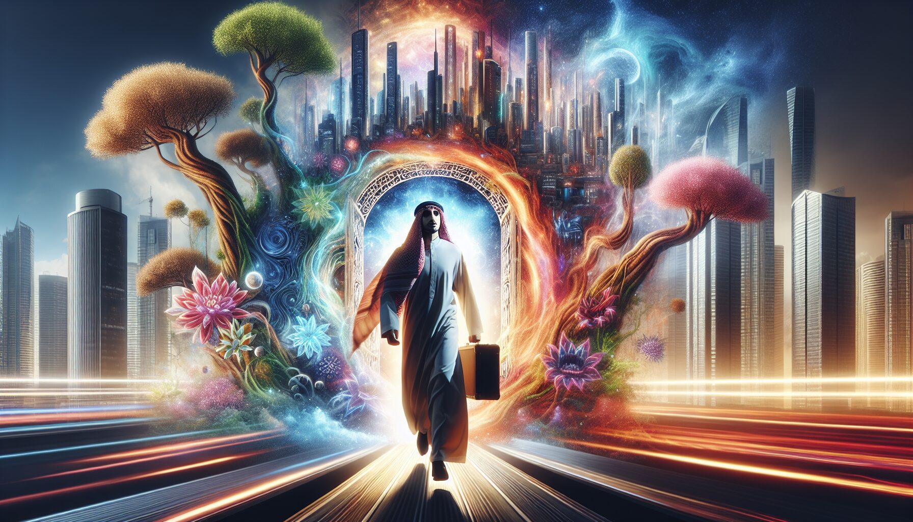 異世界小說類型手繪整理圖，區分穿越與轉生兩大類型