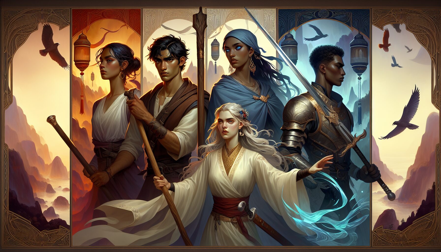 陸雪琪、碧瑤等主要人物人物群像