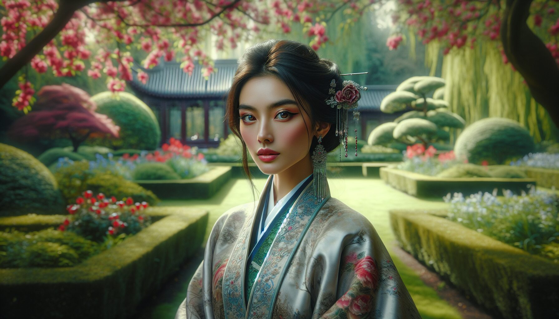 古代女性沉著應對宅鬥情節插圖