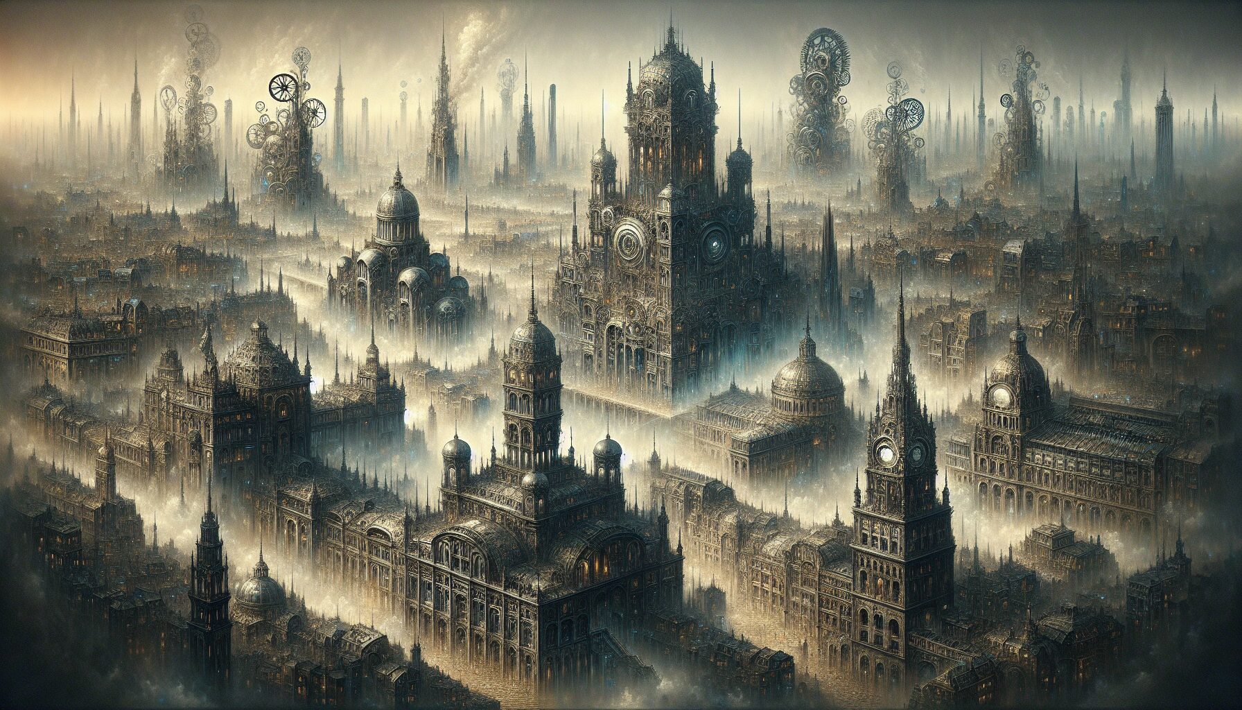 宏大奇幻世界觀地圖插圖