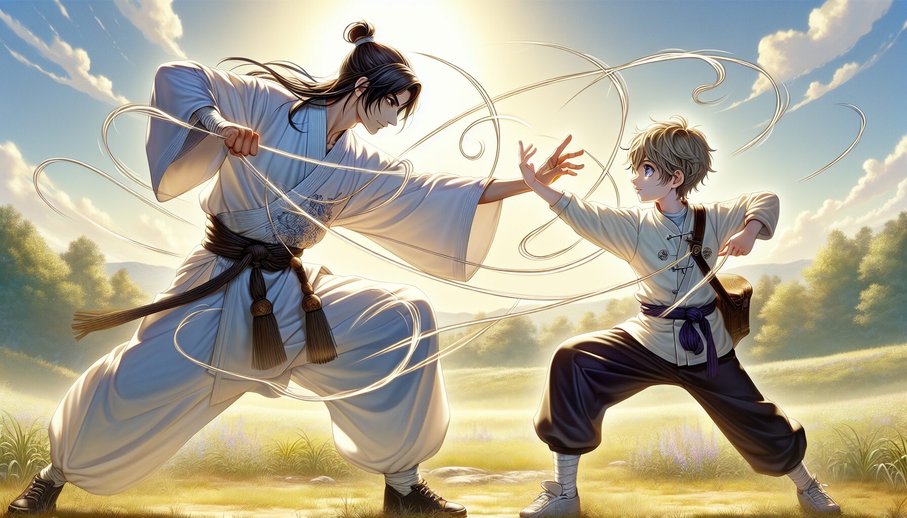 溫馨向脹相和虎杖互動插圖