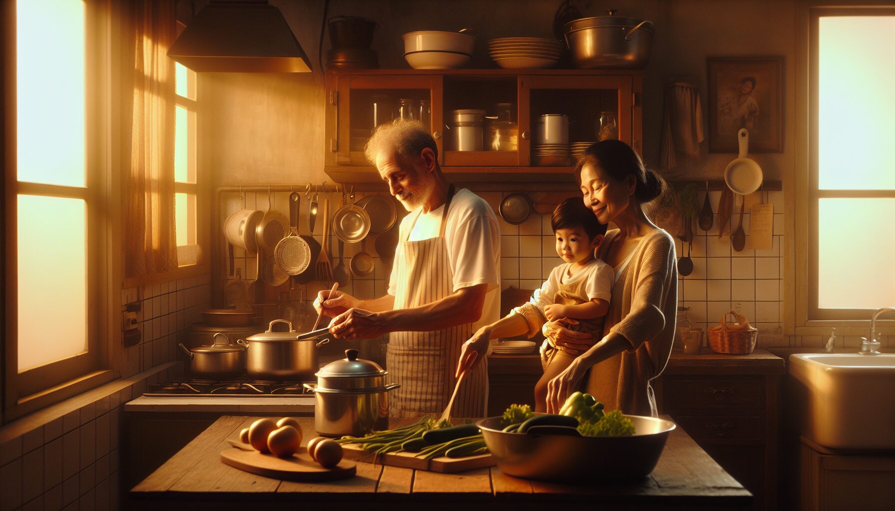 平凡夫妻柴米油鹽生活照，真實情感流露於平淡之中