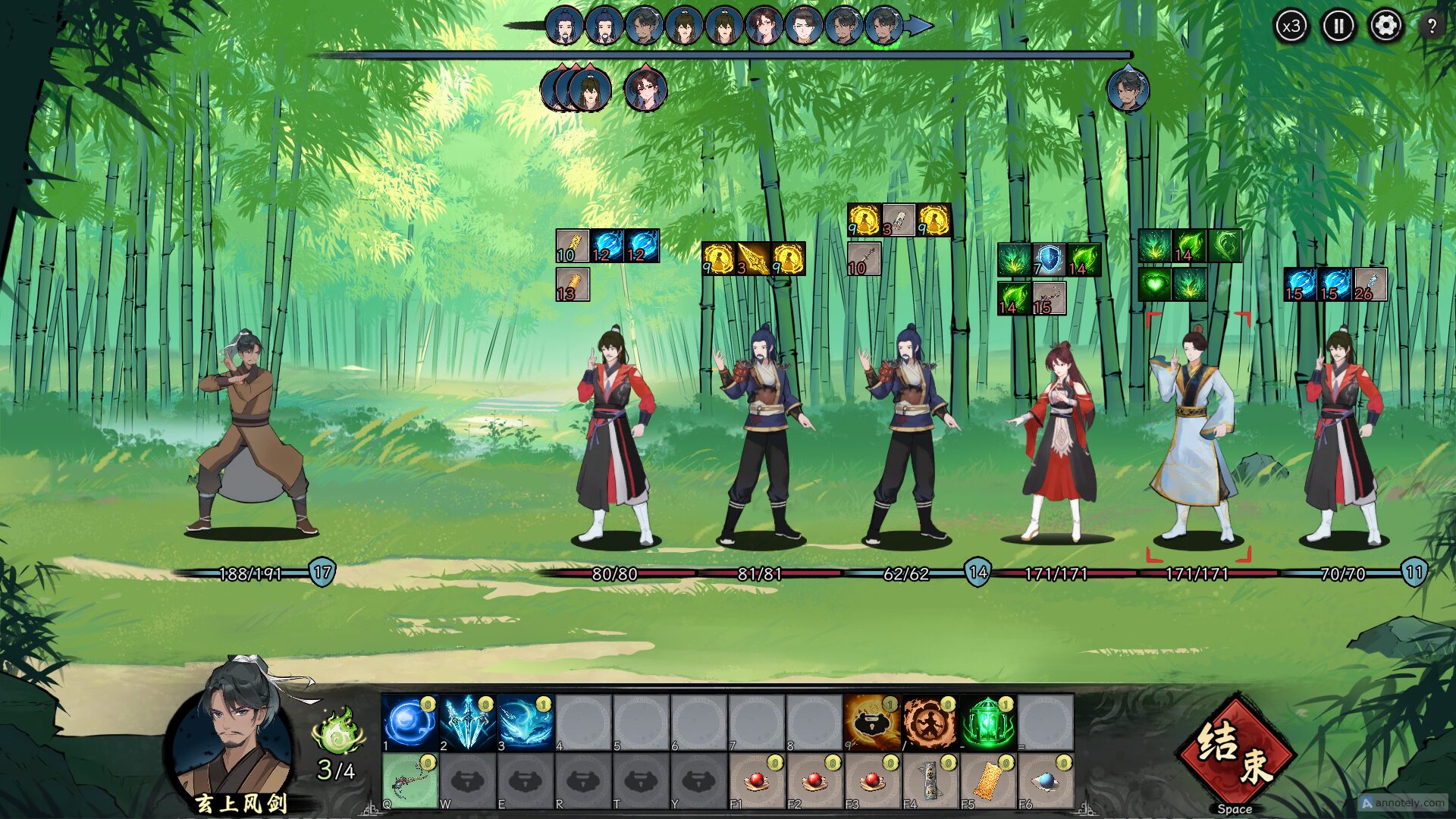 打敗 劉昭光、王依寧 等 6 位對手