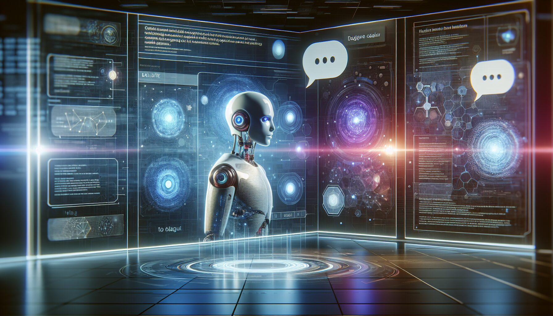 ChatGPT介面運作示意-聊天對話與生成文本