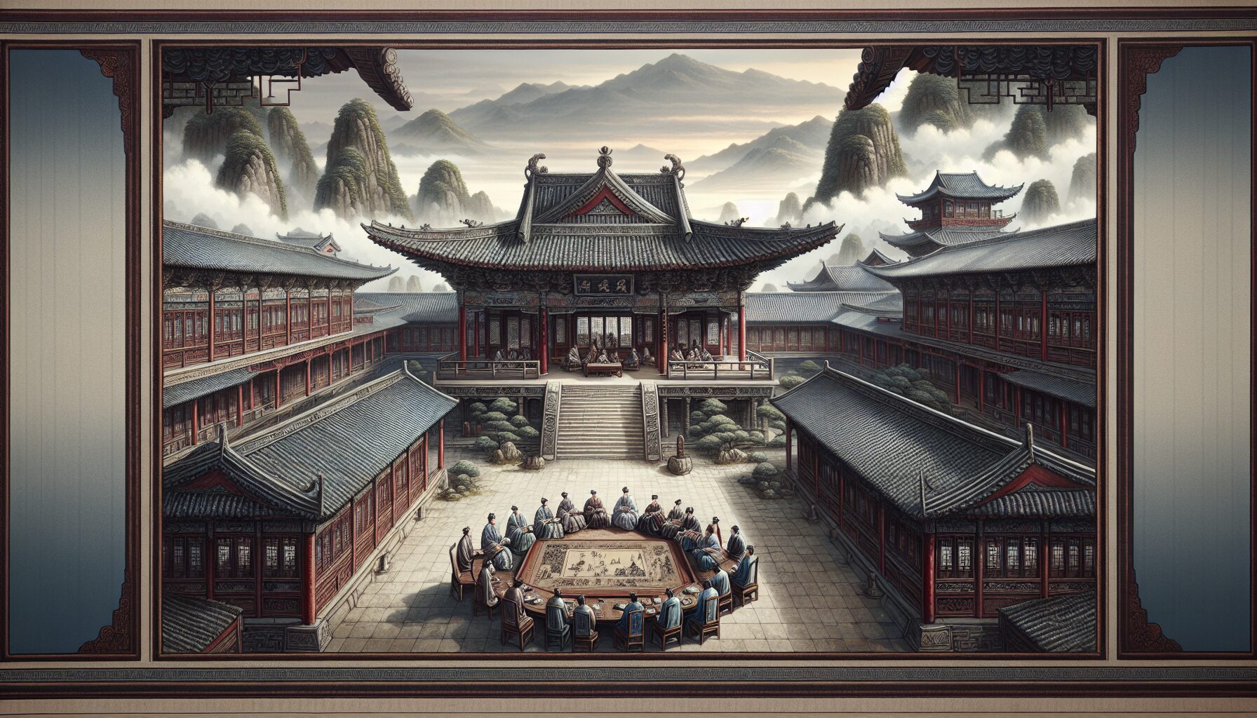 慶餘年小說插圖,棋局與朝堂權謀