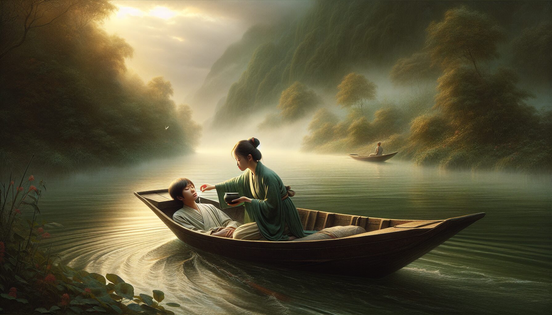 漢水邊餵飯 情誼初生的周芷若