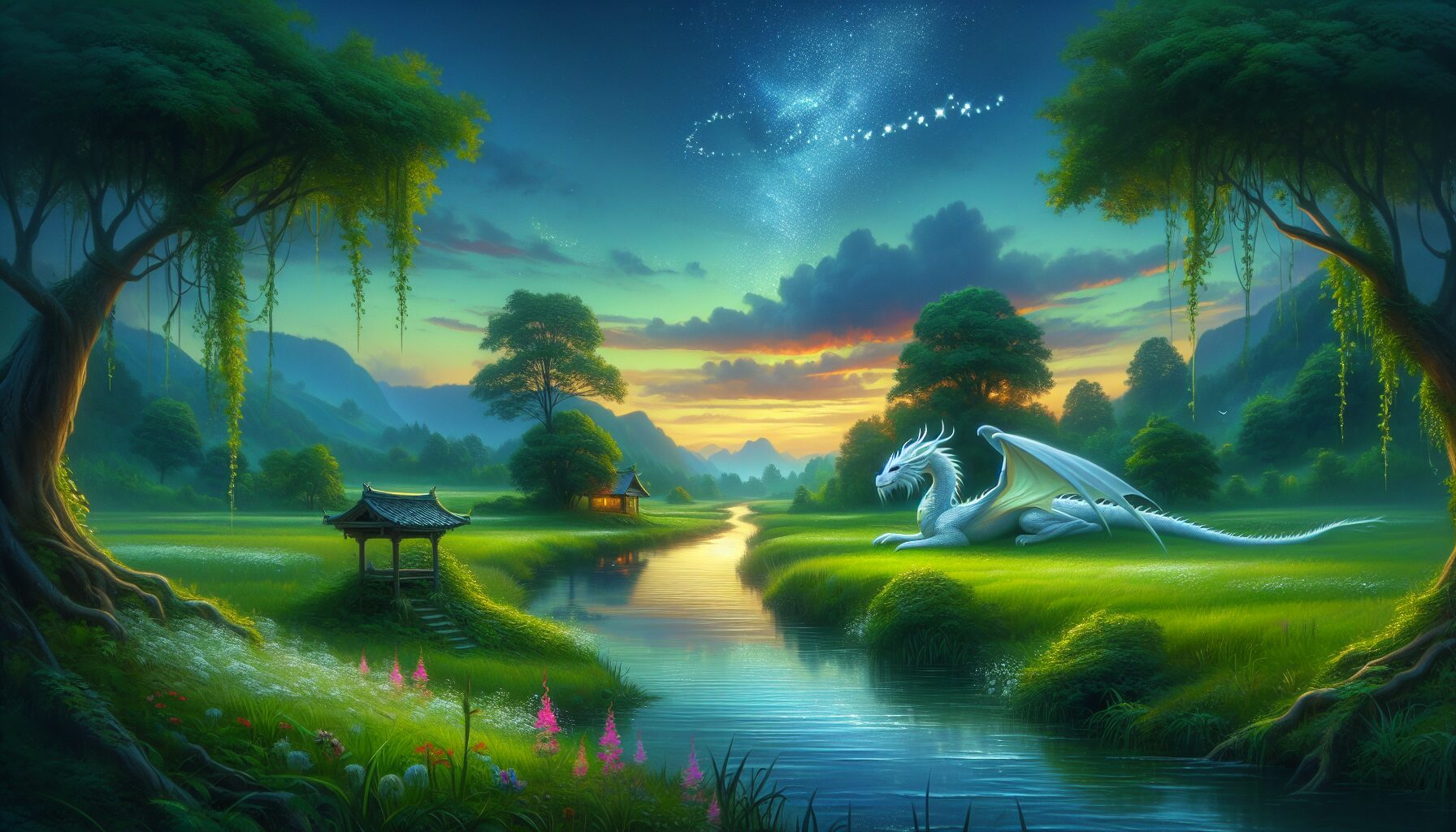 動漫與遊戲中的代表白龍角色合成圖