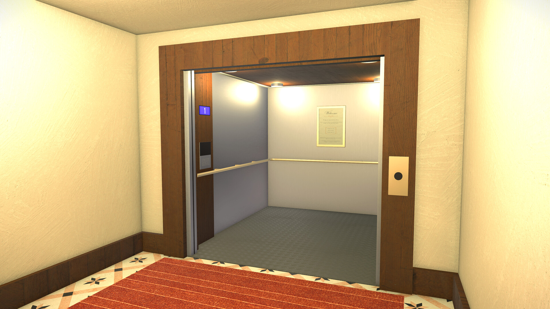 心理恐怖找不同新作！邊緣空間探索遊戲《入住與退房》（Check In Check Out）2025 年Steam登場