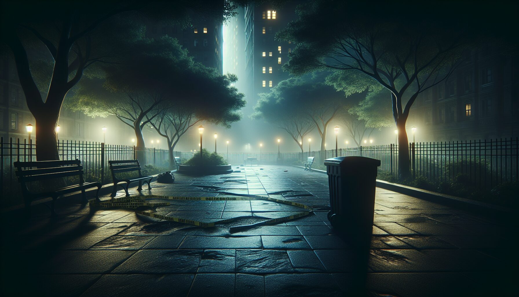 劇場型犯罪:現場封鎖線與媒體實地報導