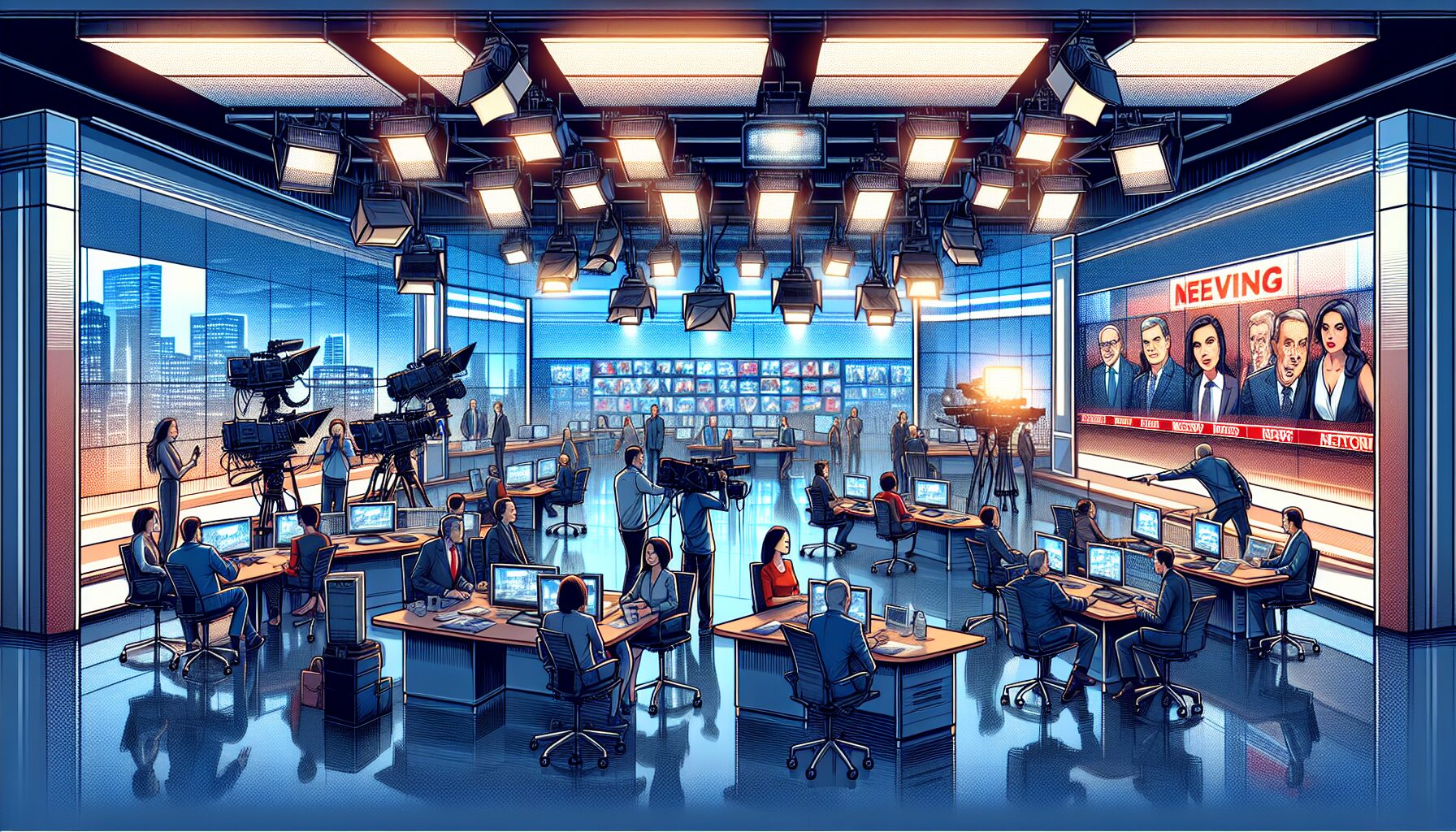 媒體圍觀與群體冷漠:現場記者與市民表情