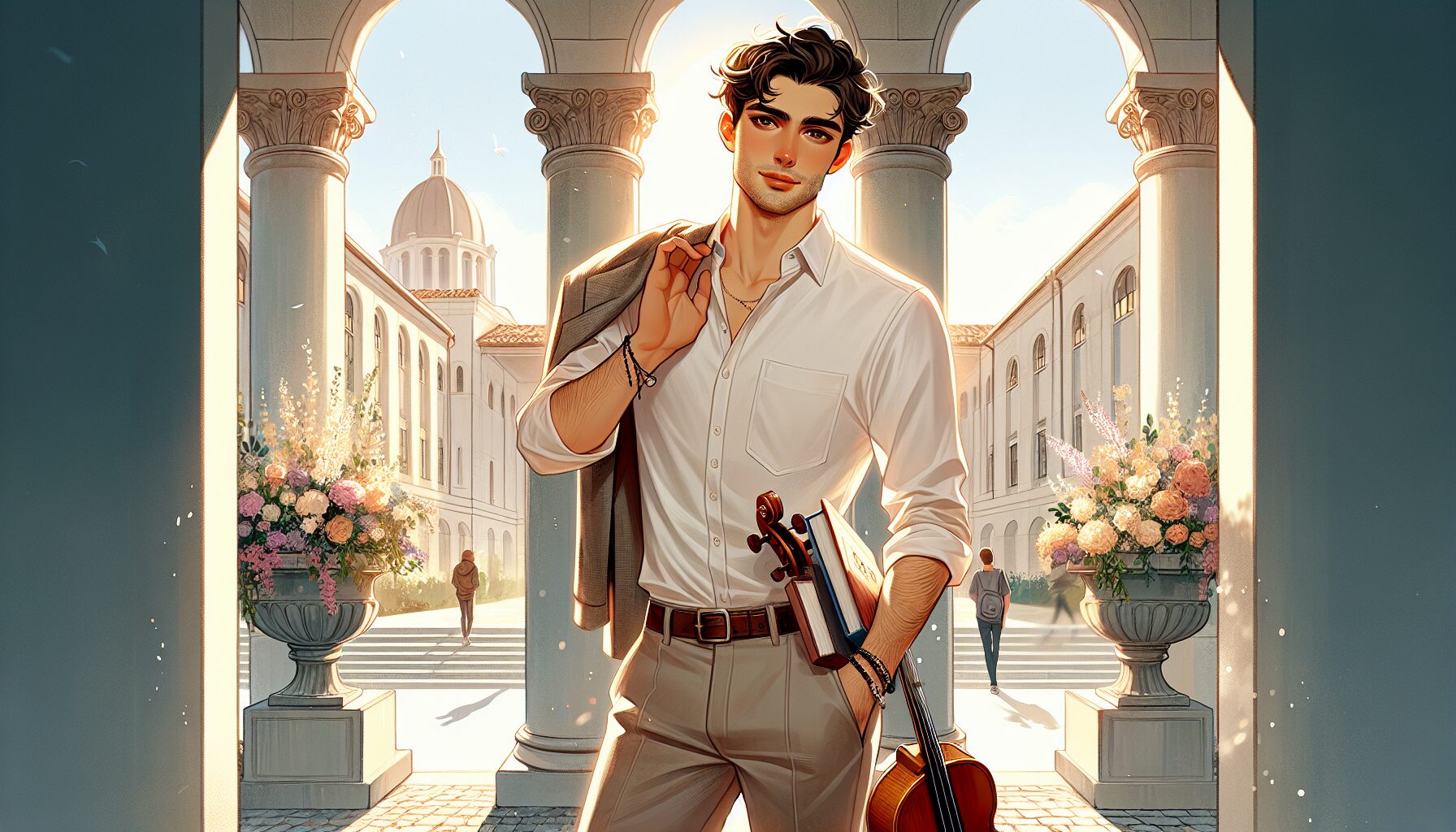 章昊 溫柔學長校園照