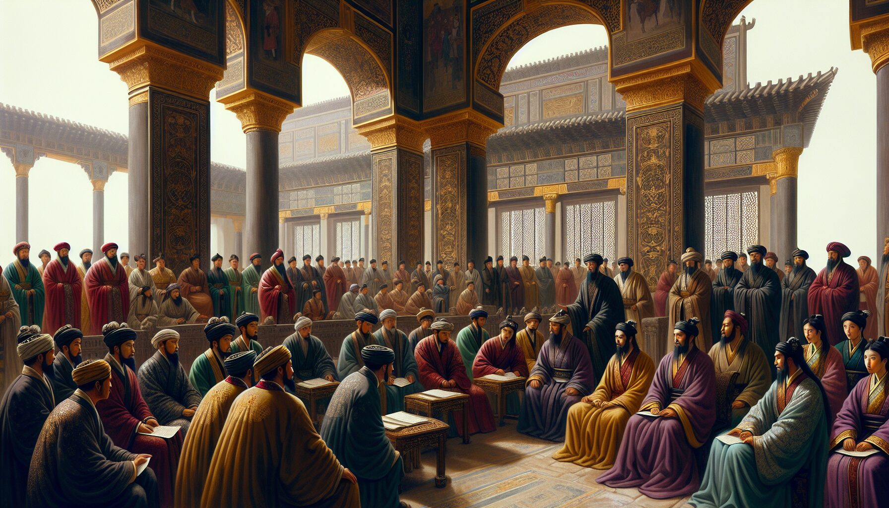 小說中曲小檀與墨連城插畫