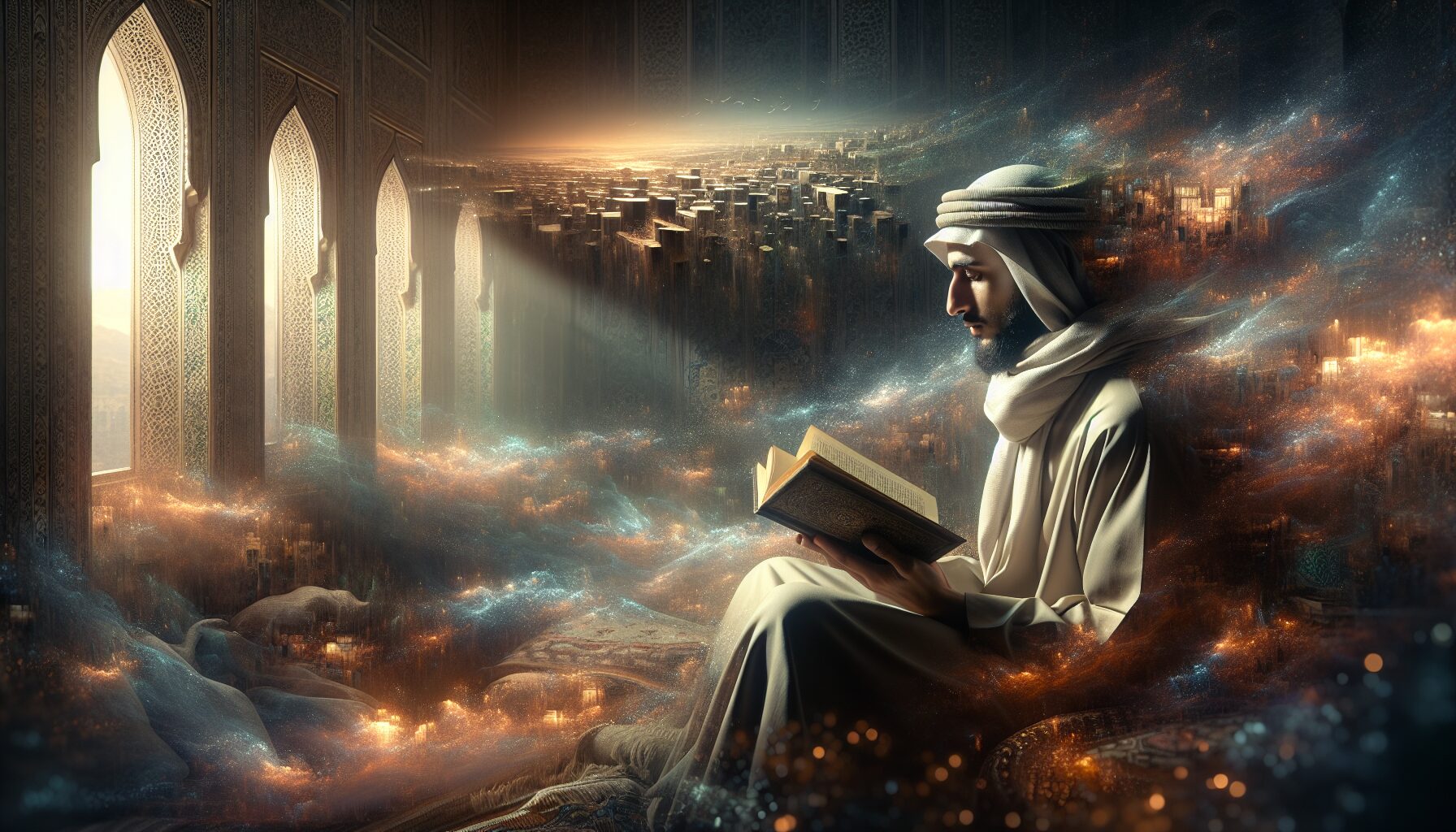 沉浸式閱讀情境插圖