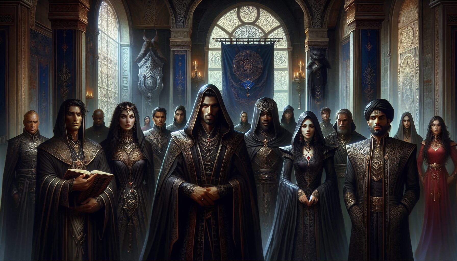 主角與魔道家族修真世界觀插圖