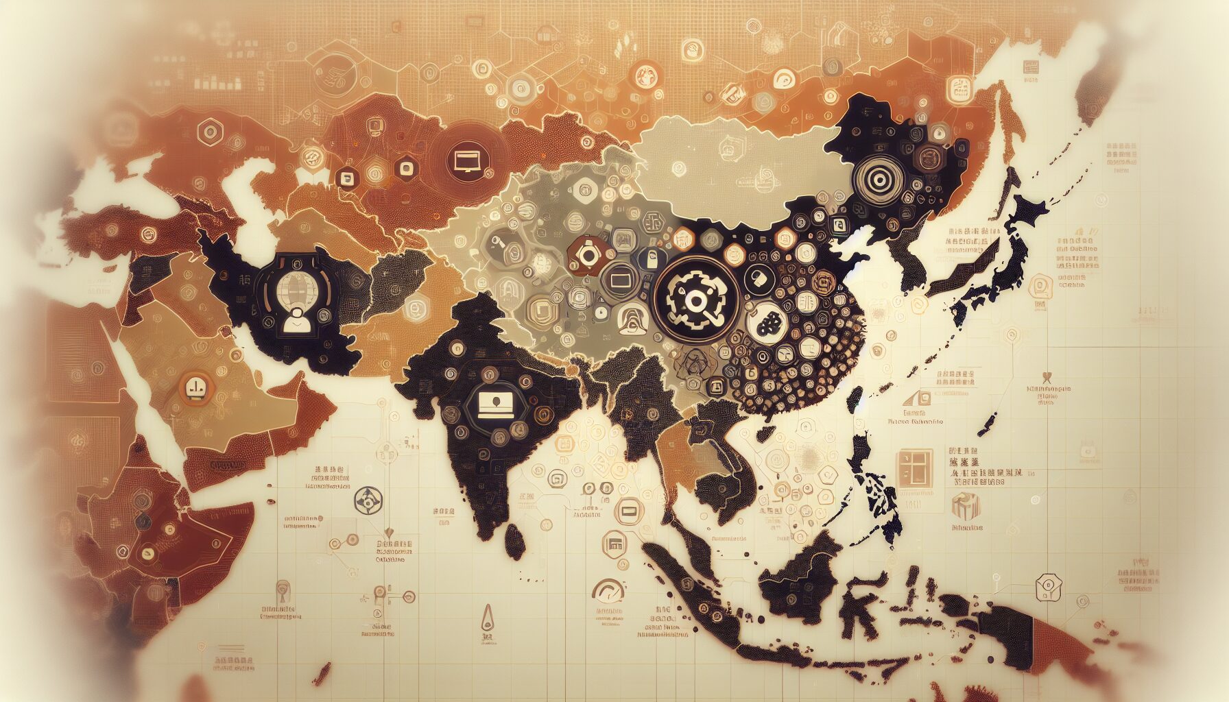 百度搜尋在東亞市場的界面截圖