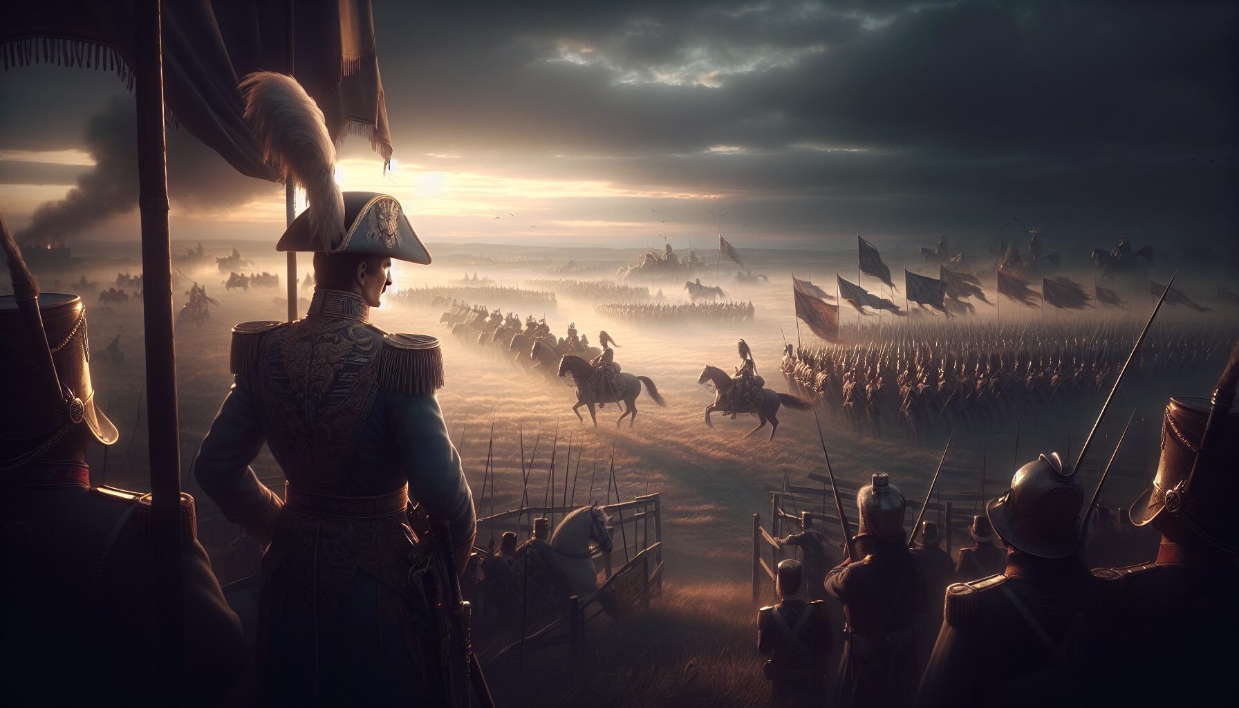 漢軍營帳與官渡戰場，展現權謀暗戰氛圍