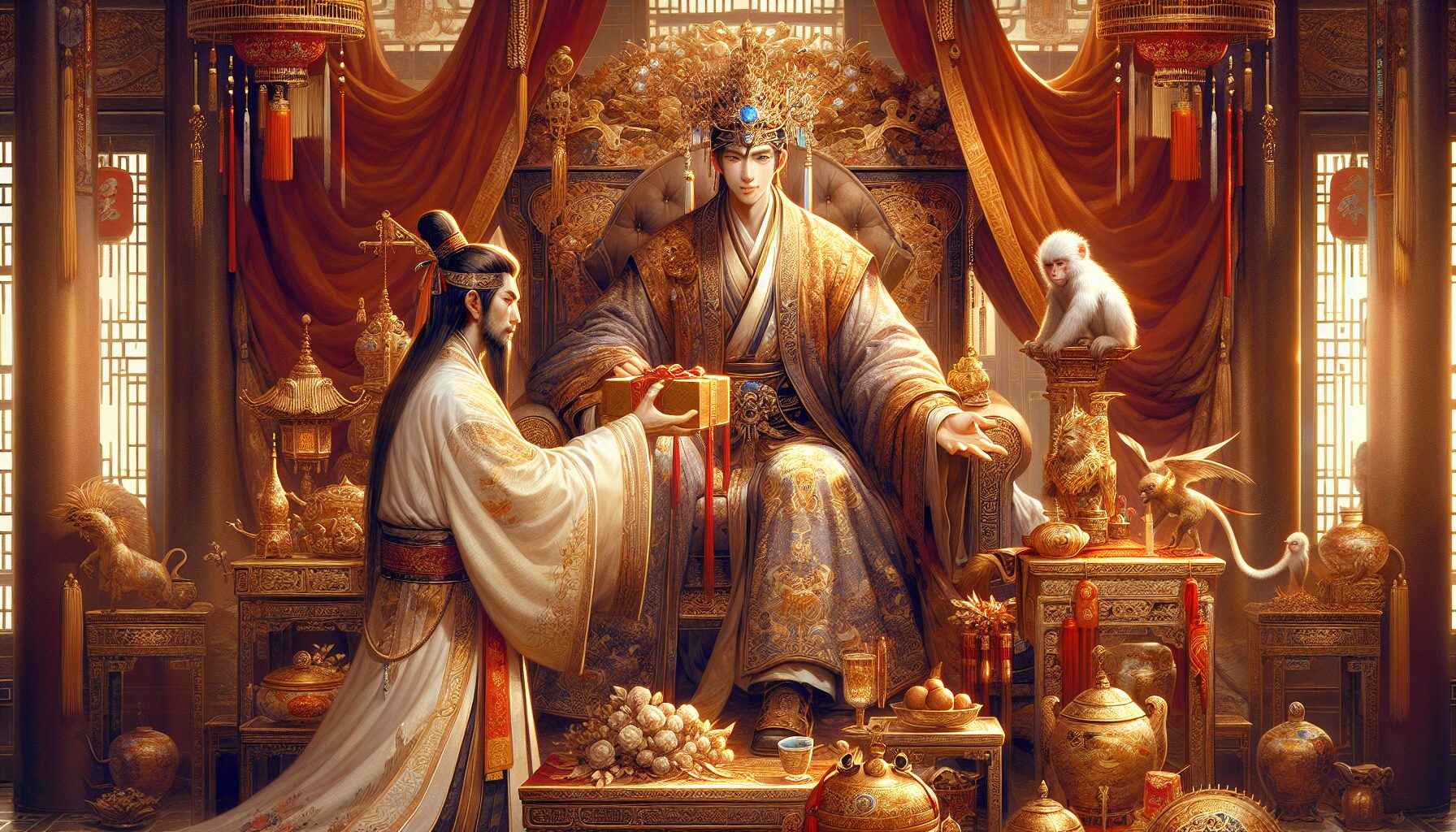 伯邑考與父親姬昌感人場景