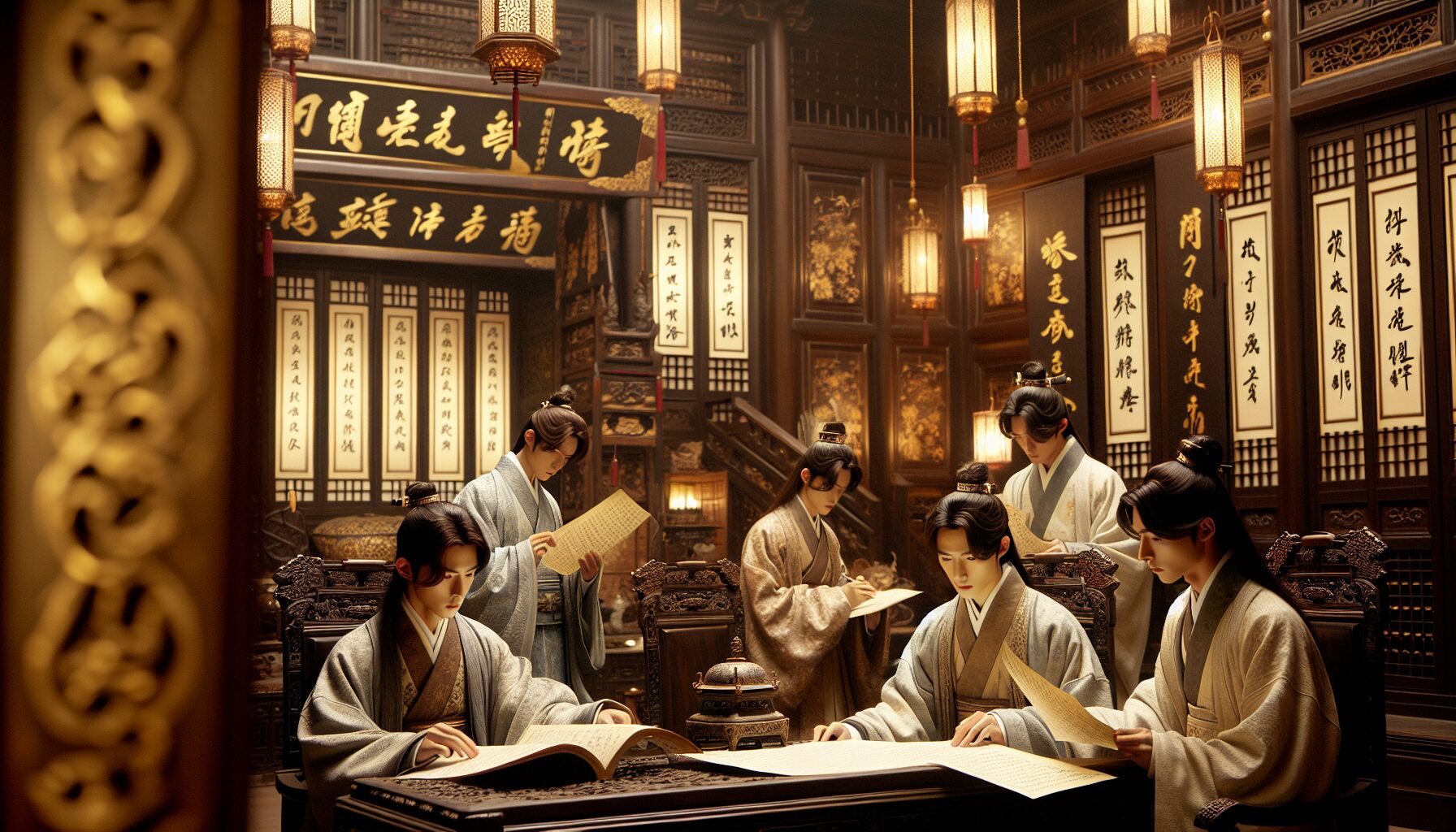 榜上佳婿劇集劇照，復原古代科舉放榜盛況與榜下捉婿情節