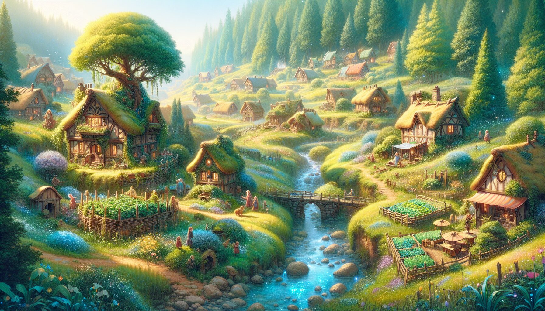 精靈掌門人主角與寶可夢夥伴的插畫