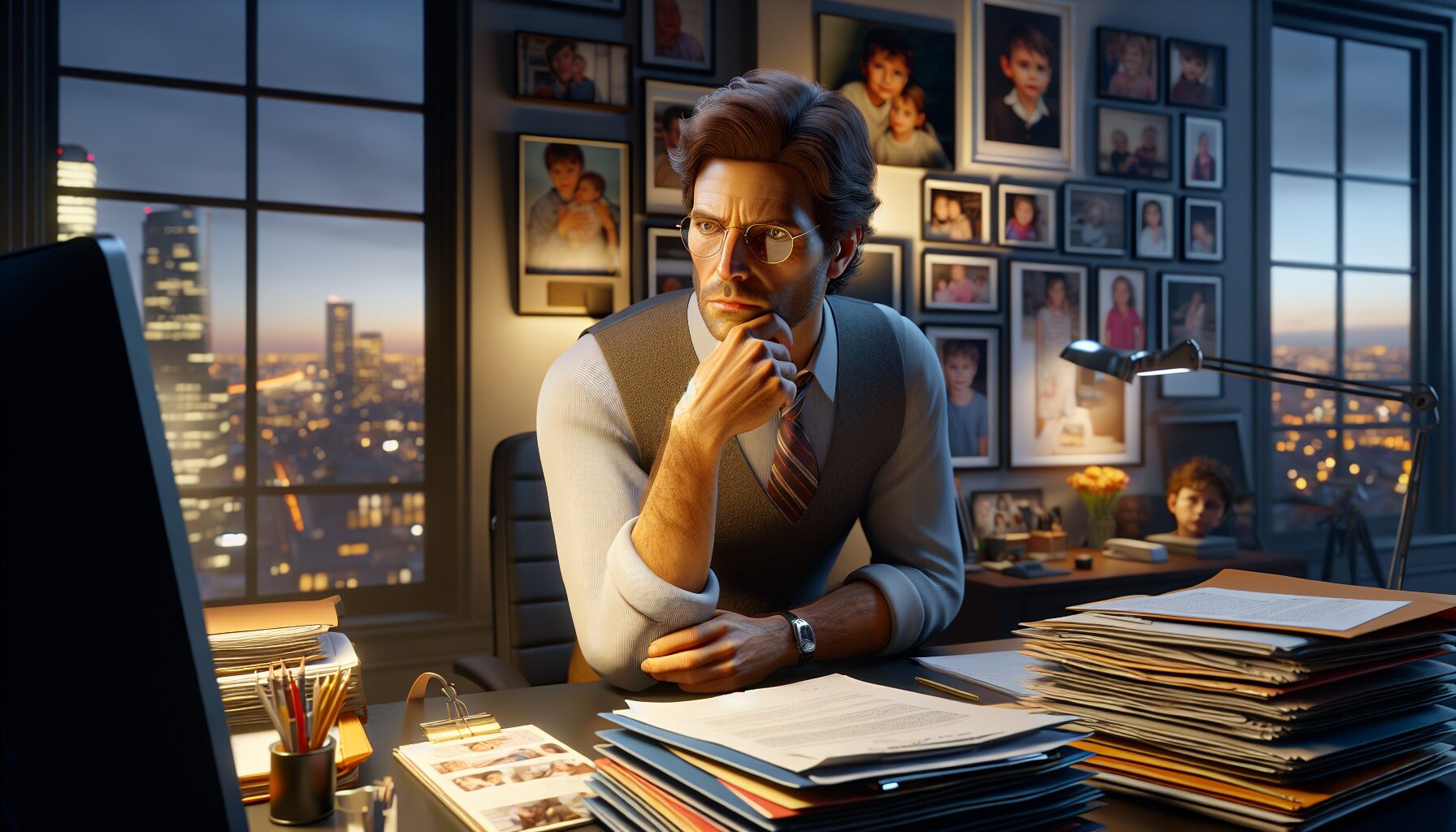 44歲中年小說主角現實寫照插圖