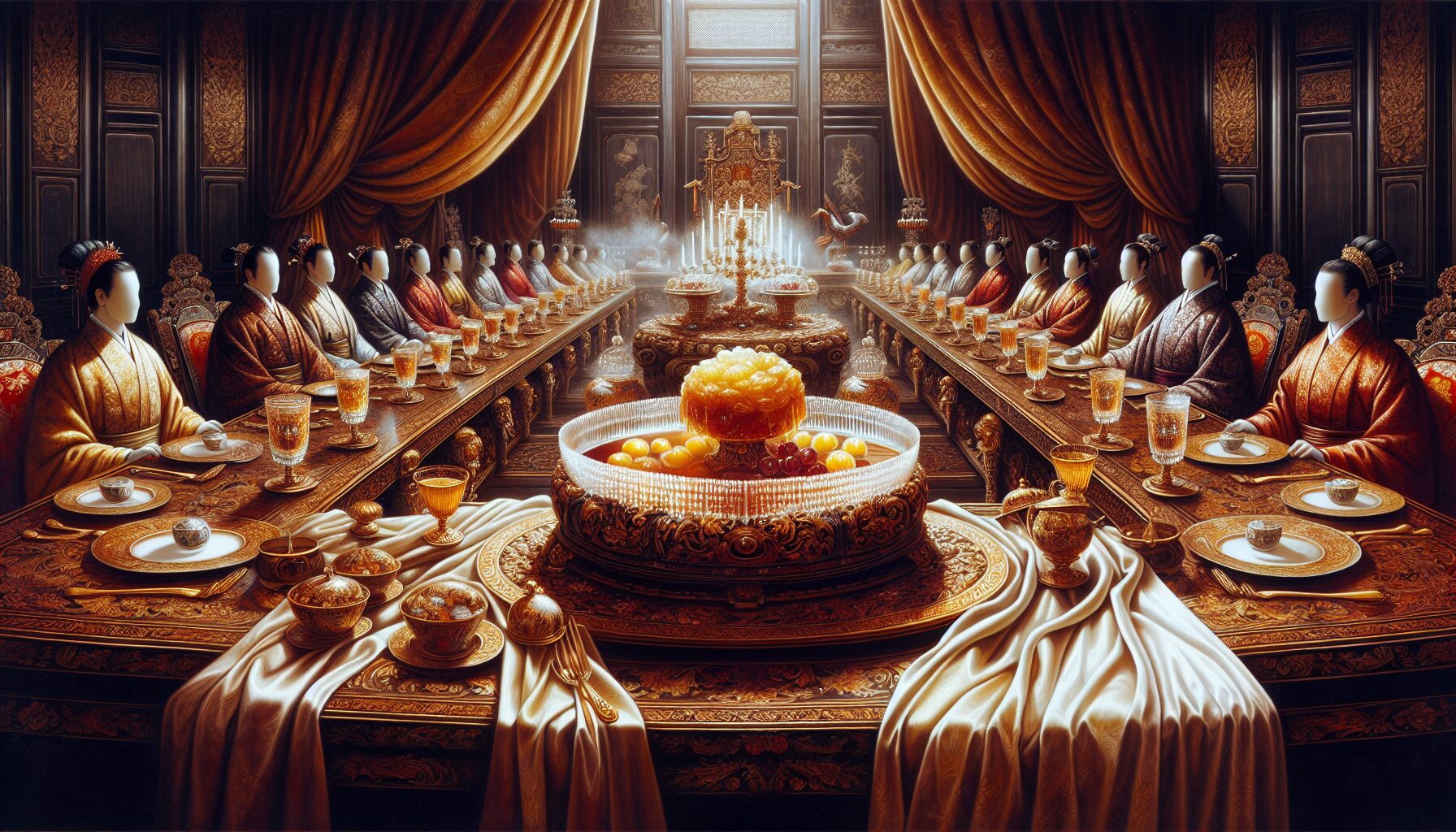 宮廷小說中象徵地位的雪蛤料理。