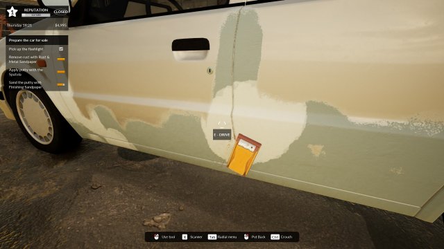 整修車輛的過程