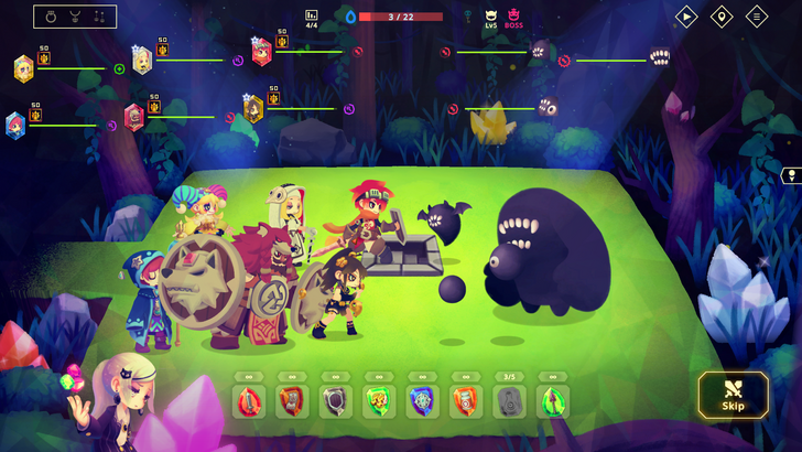 Vivid World 遊戲戰鬥畫面