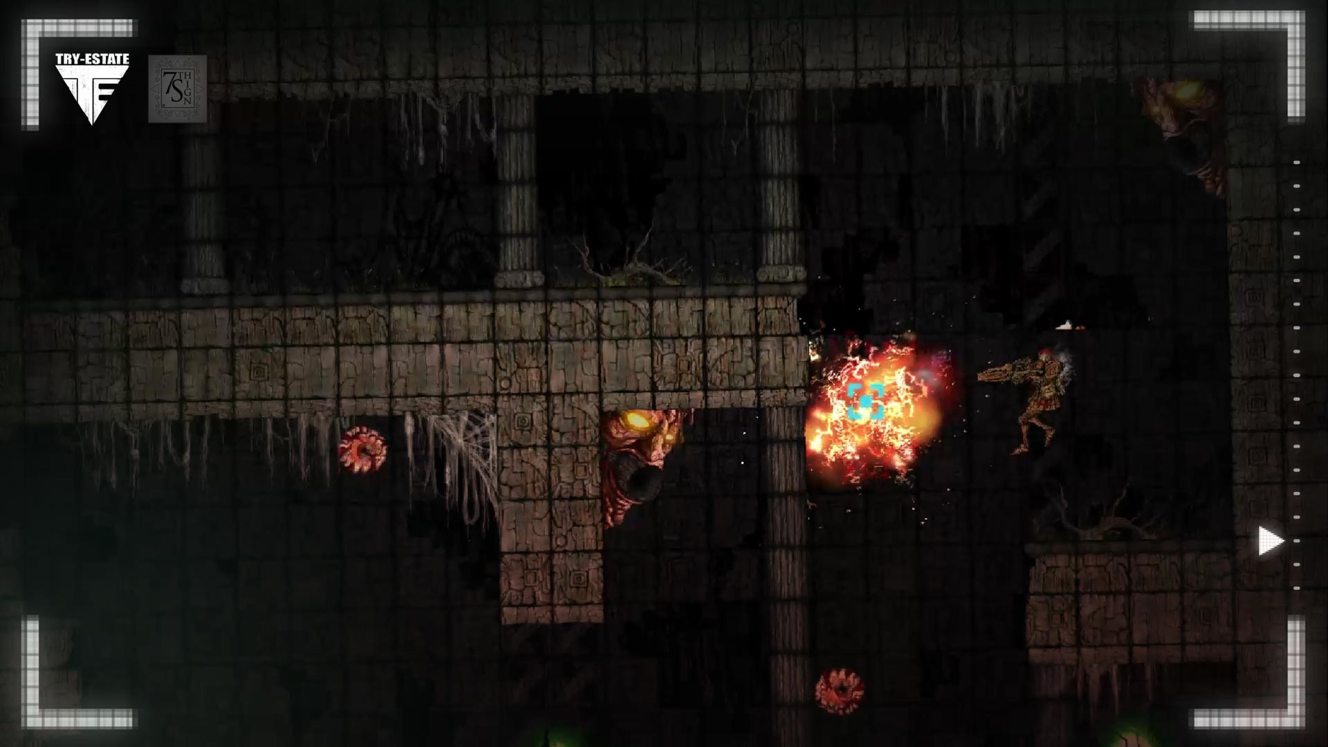 遊戲中充斥著各種奇特的敵人與強大的頭目。