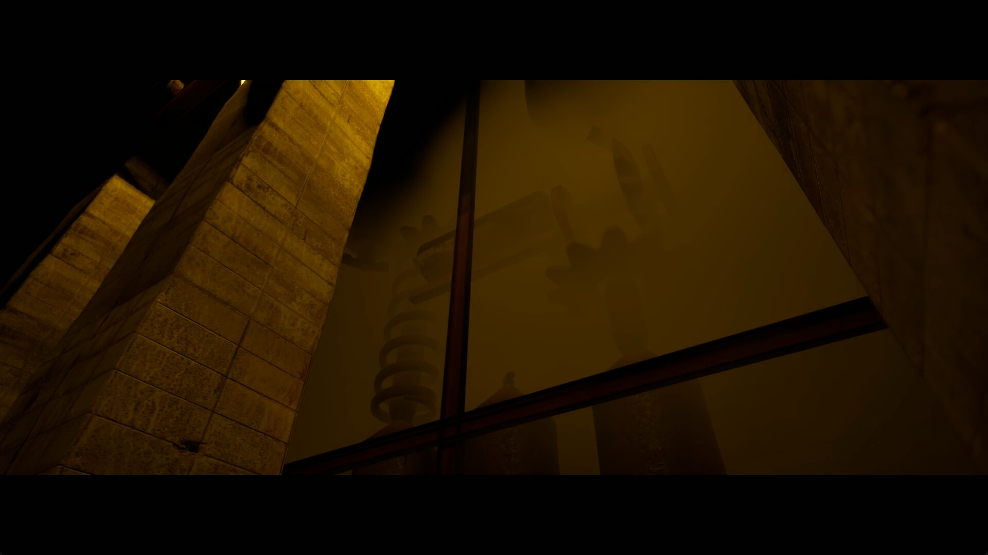 一個詭異的笑臉出現在黑暗中。