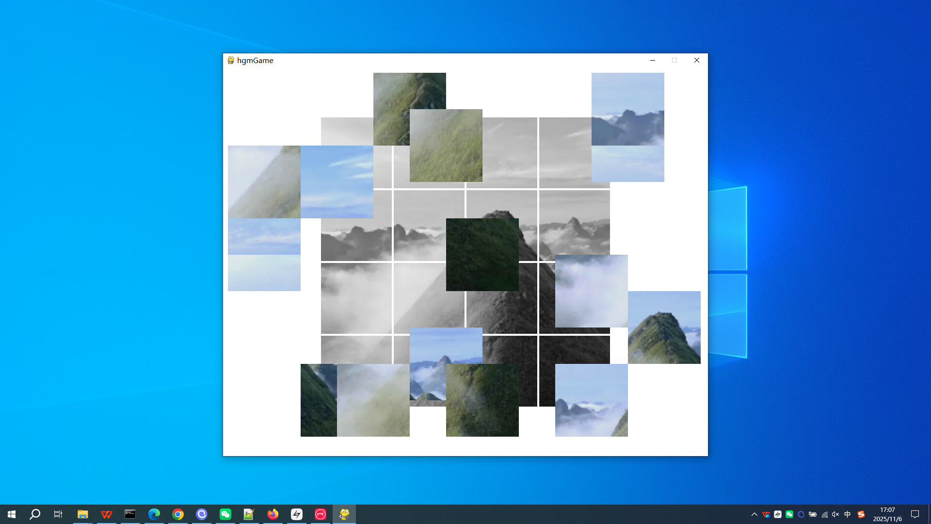 遊戲中的另一幅風景,展示了山間的寧靜與光影變幻。