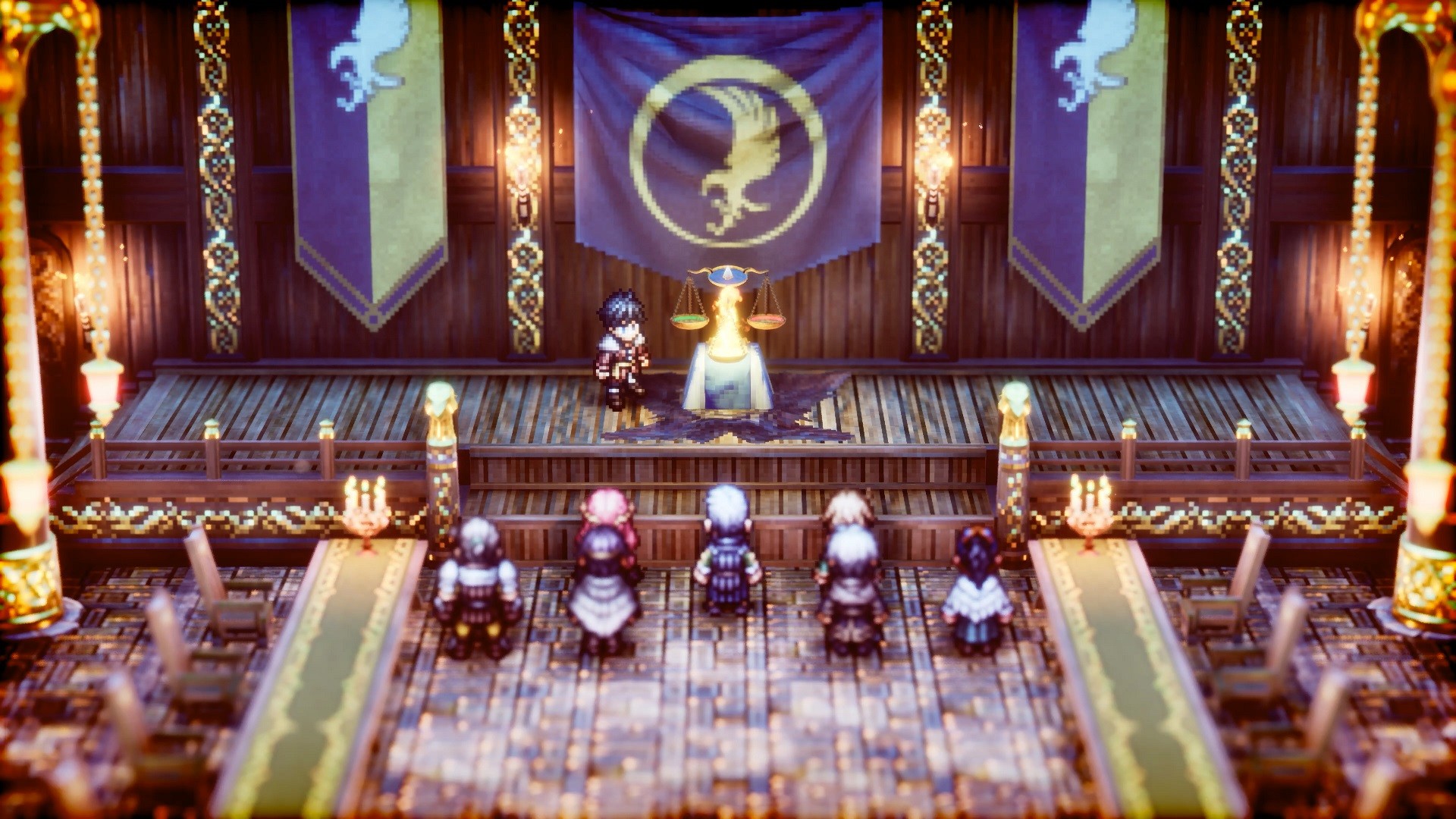 三角戰略遊戲畫面