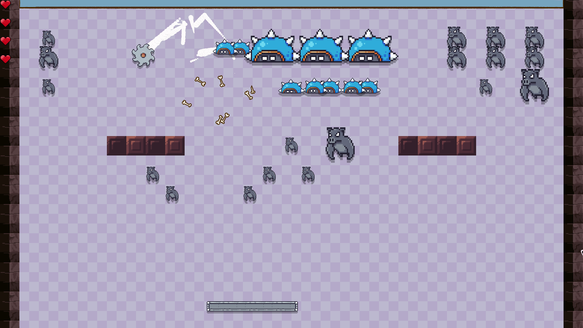 多把電鋸同時在場上肆虐,帶來毀滅性的破壞力。