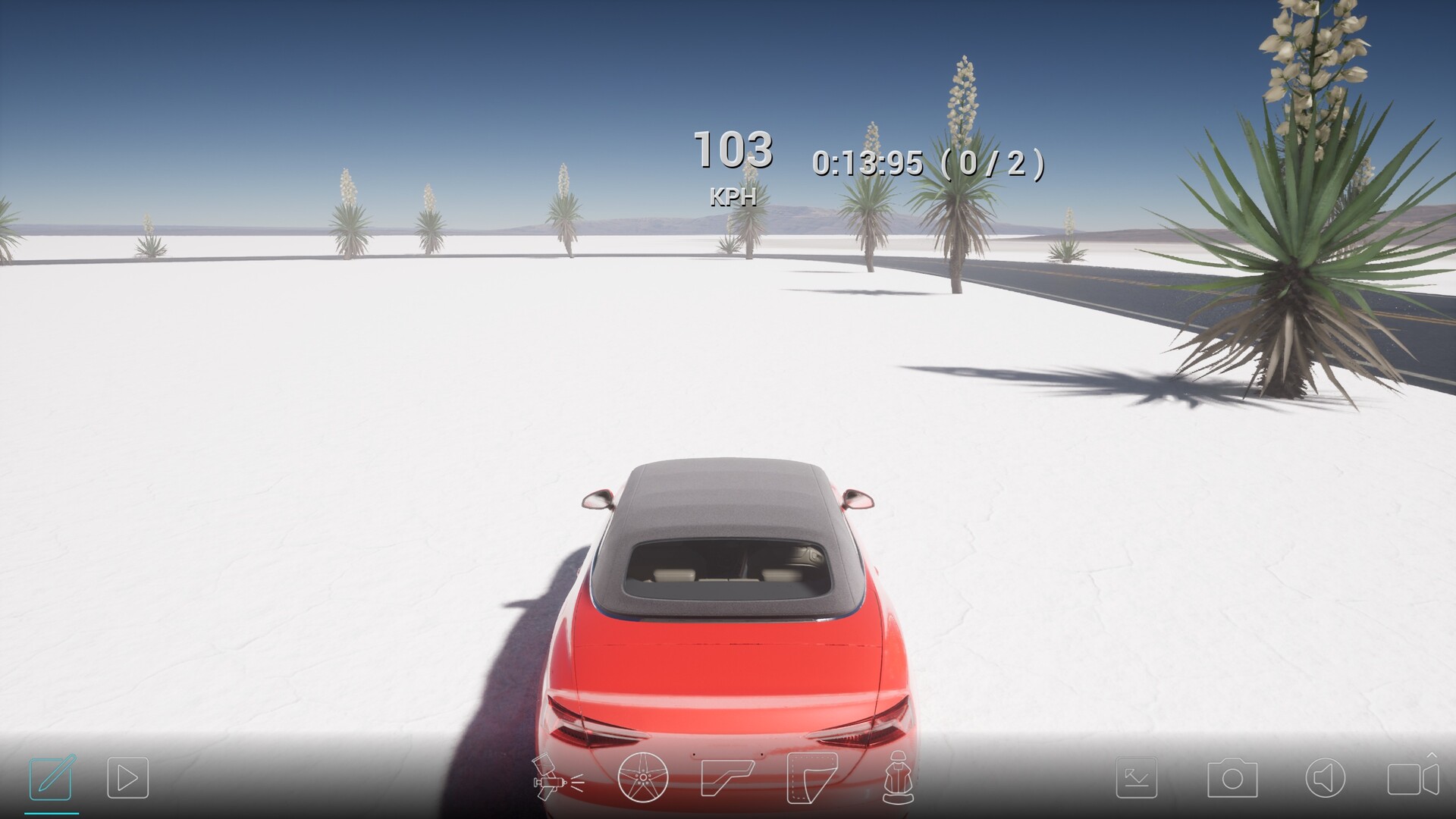 遊戲的標題畫面或宣傳圖,展示了遊戲的Logo和一輛跑車。