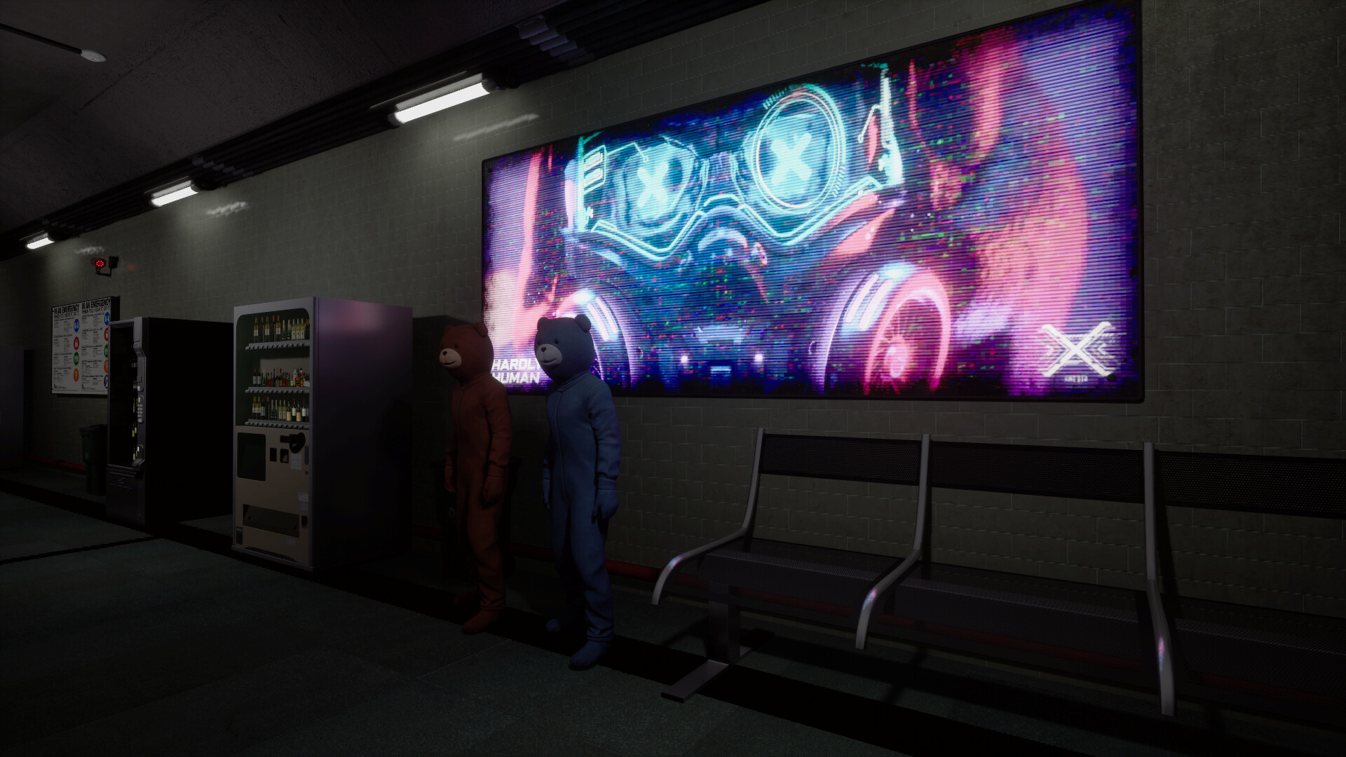 在混亂的場景中，玩家必須保持冷靜。