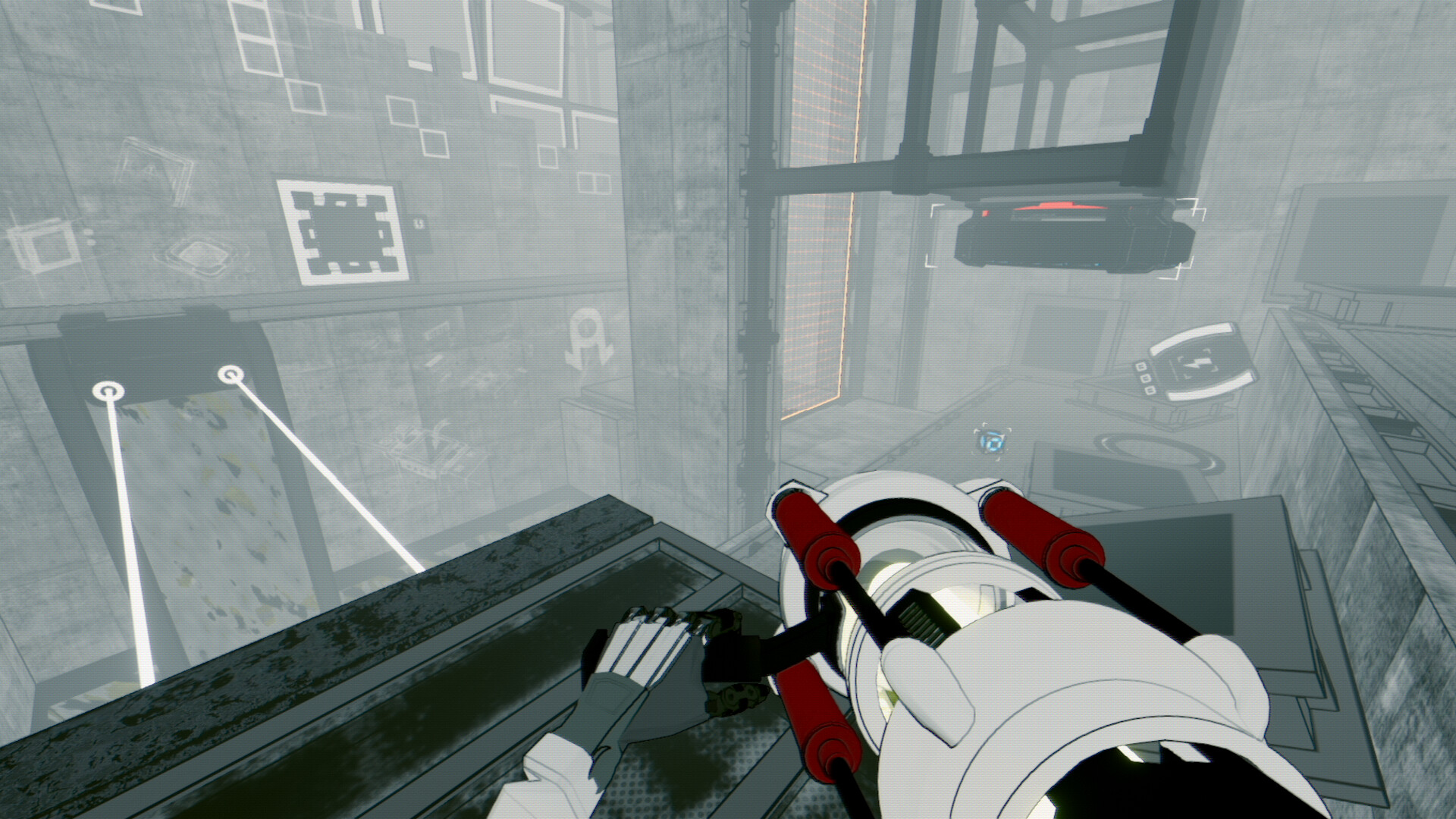 玩家正在使用導線連接能源裝置。