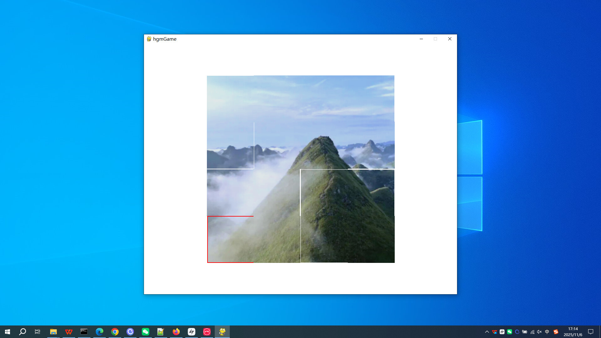 完成拼圖後的完整畫面,給予玩家極大的視覺享受和成就感。